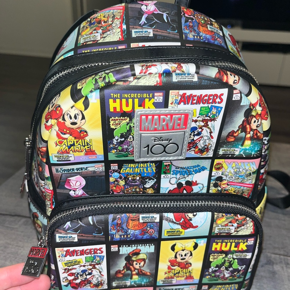 Loungefly Marvel Comic Print Backpack - image 2
